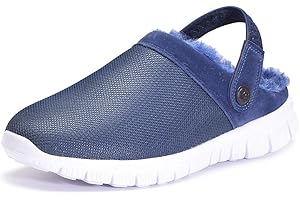 GAATPOT Pantofole Uomo Donna Pantofola Invernali Calde Pelliccia Scarpe da Giardino Ciabatte da Casa Zoccoli e Sabot Comode 36-48