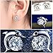 JaneDream Womens Cute Dolphin Crystal Rhinestone Zircon Stud Earrings