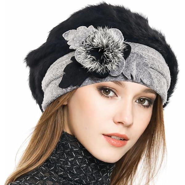 Bonnet/béret Moschino Femme Avec Ours Teddy Bear - Laine Couleur Lilac/White Viola - Taille Unique - Neuf Avec étiquettes