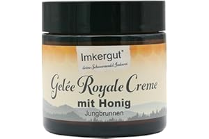 ‎CUM NATURA Gelée Royale Creme, 100% Natur, Anti-Aging, Honig Gesichtscreme, 50ml Tiegel, Imkergut