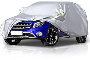 Bâche de Protection pour Voiture - pour l'hiver - Imperméable - Résistant à la saleté - 485 x 190 x 185 cm