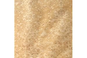 Aibote Natural Fir Burl Wood Veneer Restoration Sheet(Overall Size:24"x98") Wooden DIY Material for Home Hotel Table Kitchen Furniture(AAA Grade)