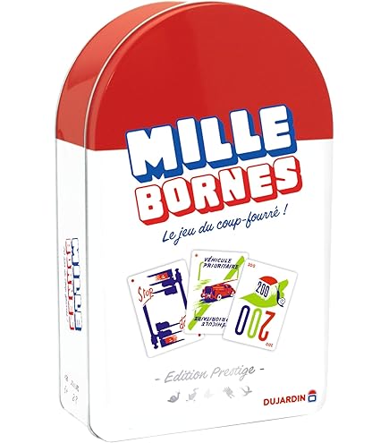 Dujardin – Mille Bornes Prestige 70 Ans – Jeu de société