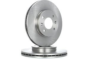 2x RIDEX Disco de freno Delantero Ø256mm Altura: 46.6mm Espesor: 22mm Corona de