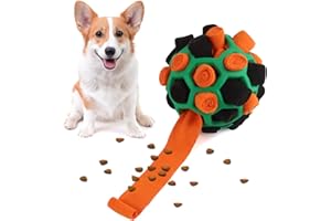 FainFun Schnüffelball für Hunde, Futterball Reizangel, Inteligentsspiezeug für Hunde, Geruchstraining Hund, Futtersuche Instinkt Training, Waschbar Dog Snuffle Ball für Kleine Mittelgroße Haustier