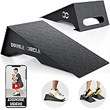 Double Circle Squat Wedge – Rampa professionale per sollevamento pesi e fitness – Piattaforma squat per squat rialzati e polp
