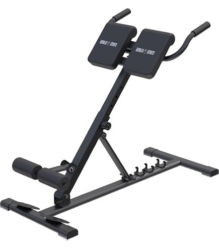 Chaise Romaine / Banc D'hyperextension Réglable - Charge Max 100 Kg - Pour Renforcement Dos Et Abdominaux