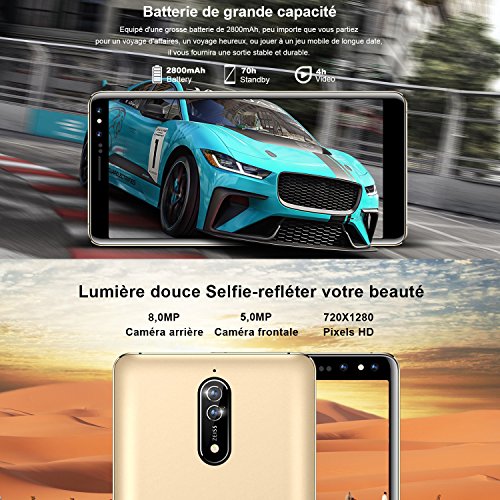 Smartphone Pas Cher Telephone Portable debloqu Double Sim 4G Android 7 0 5 5 Pouces 18 9 Double HD Cam ra 1280 720 IPS cran 16Go ROM 2800mAh 1 3GHz Quad-Core T l phone D bloqu Smartphone Pas Cher Telephone Portable debloqu Double Sim 4G Android 7 0 5 5 Pouces 18 9 Double HD Cam ra 1280 720 IPS cran 16Go ROM 2800mAh 1 3GHz Quad-Core T l phone D bloqu