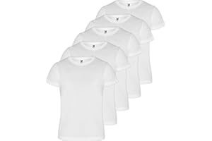 ROLY Camimera Lot de 5 t-Shirts de Sport Respirants pour Le Fitness ou la Course à Pied