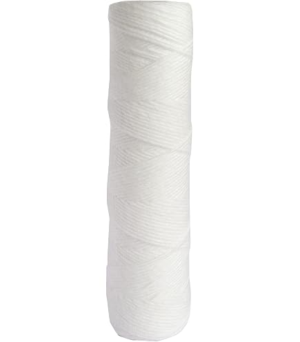 Bbagua Traitement Eau Domestique Cartouche Sédiments 50 Microns Pour Filtre 10 | Compatible Tous Porte-Cartouches Standard | Filtration Eau Polypropylène - Bbagua Entretien Système Filtration