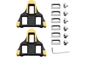 Poraceous Cales de Pédale de Vélo, Plaques de Pédale Velo de Route Antidérapantes, Balade sur Route Compatibles avec Shimano SPD SL SM-SH11 de Velo Route Cleats Antidérapante, pour VTT MTB Dintérieur