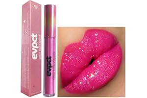 Allbesta 15 Farben Matte Glitzer Lippenstift Metallic Pearl Lipgloss Wasserdicht Dauerhaft