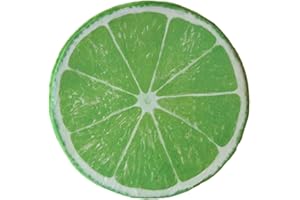 Goowafur Zitronenkissen, Bodenkissen für Kleinkinder,Runde dekorative -Plüschkissen | Kiwi-Orange-Zitronen-Wassermelonen-Sitzkissen, Sofakissen für Zuhause, Kindercouch, Klassenzimmer