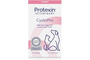 Protexin Veterinary CystoPro Capsules for Dogs and Cats, Bladder Health and Immune System Support, Meat-Free Chicken Flavour, 30 Capsules