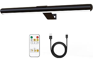 TINTINDOC Wireless Painting Light Rechargeable, Picutre Light 16inch with Remote,Wall Display Lighting for Artwork 300Lumens Dimmable,ArtLight for Painting Gallery Dartboard-Metal