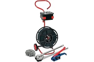 Heavy Duty Hand Pallet Strapping Banding Kit (Includes All Tools & Strapping Coil) - Schott Packaging