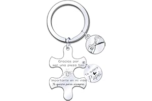 JRZDFXS Regalo del día del padre Llavero de regalo regalo de papá Llavero de hombre Regalo de Cumpleaños