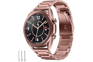 Aimtel Armband Kompatibel mit Samsung Galaxy Watch 3 Armband 41mm,Verstellbares Metallband Edelstahl Ersatzarmbänder Smartwatch Zubehör für Samsung Galaxy Watch 3.