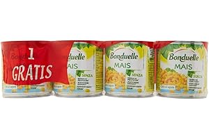 Bonduelle Mais Croccante e Naturalmente Dolce - 4 Lattine x 150 gr