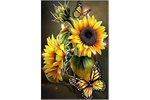 MMDBD 5D DIY Diamond Art Painting Kits Vollbohrer, Cartoon Tiere Strass Kreuzstich Stickerei Kristall Leinwand Diamant Malerei Bilder Painting nach Zahlen für Kinder Erwachsene Wohnwand Dekor