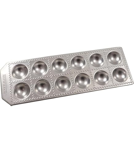 Stampino Per Ravioli Ovali Fackelmann - In Alluminio Con Manico In Legno, Per Pasta Fatta In Casa - Foto 12