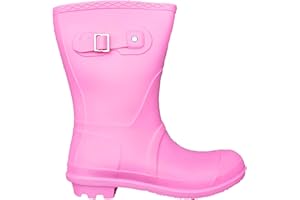 TOSH Short 3/4 Length Lightweight Wellingtons Womens Wellies Buckle Boots UK 3-9