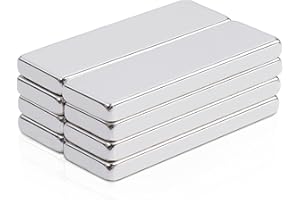 MAGXCENE 8 PCS Magneti al Neodimio 30x10x3mm, Calamite Potenti Forte Magnete di Terre Rare, Magneti Forti per Frigoriferi Cucina Lavagna Magnetica Uffici Esperimenti Scientifici