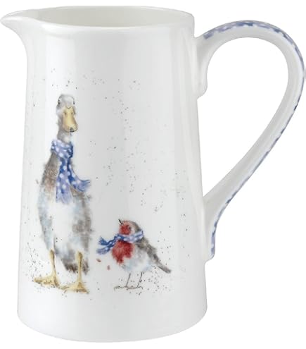 Brocca Crema Royal Worcester Wrendale - Porcellana, 125ml, Design Uccello - Foto 12