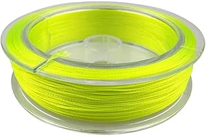 Aventik Línea de pesca trenzada con mosca, línea de respaldo súper delgada, línea de pesca con mosca, respaldo de 25-30 libras, 100 m