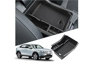 Ruiya Compatible with Honda HR-V HRV 2022 2023 2024 Centre Console Storage Box, HR-V Armrest Organiser Tray Centre Armrest Car Storage Box Centre Armrest Glove Box HR-V Accessories