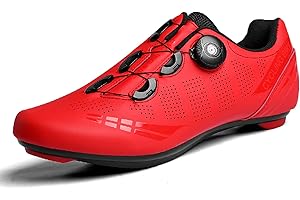 Eribby Herren Damen Indoor Cycling Schuhe Rennradschuhe Kompatibel mit Peloton SPD & Look Arc Delta