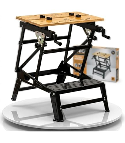 Brüder Mannesmann Werkbank, Kartonmasse: 88x12,5x18 Cm, Aufgebaut 82x70x62 Cm, Gewicht 7,6 Kg M 7000 4677085039