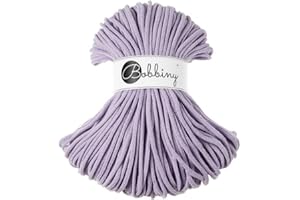 Bobbiny Premium 5mm Braided Macrame Cord (Lavender) 100m