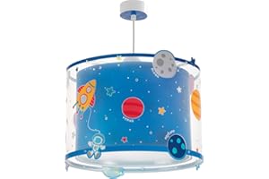 Dalber Planets Lámpara Infantil de Techo Plantes Planetas, Azul, 33 x 33 x 25 cm