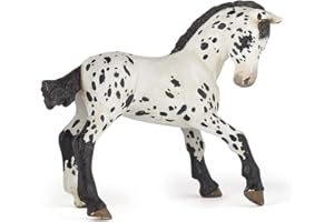 PAPO - 51540 - Figurine - Poulain Appaloosa - Noir