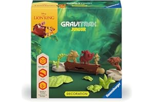 Ravensburger GraviTrax Junior Extension Disney Lion King 23862 - Pista di Marmotta per Bambini dai 3 Anni in su, con Personaggi del re del Mondo del Leone, Giocattolo dai 3 Anni in su