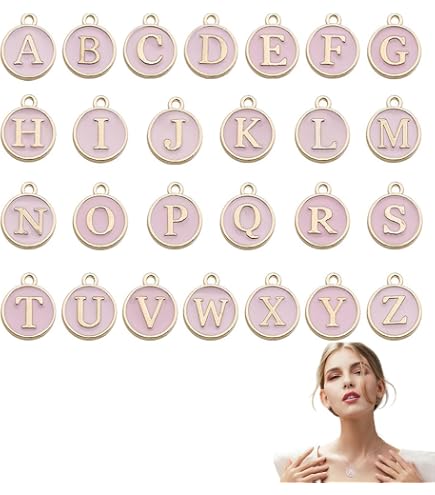 SUNNYCLUE 1 scatola 26 stili Alfabeto Charms Perline Az Lettera Perline Fascino Iniziale Perline di Conchiglia D'Acqua Dolce Naturale Spiaggia Dell'Oceano Estate Fascini di Conchiglia In Rilievo per L