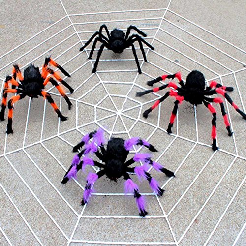 HAPPYQUDA Large Black Spider Halloween Decoration Haunted House Prop Indoor Outdoor Wide 30/75/125cm reviews HAPPYQUDA Large Black Spider Halloween Decoration Haunted House Prop Indoor Outdoor Wide 30/75/125cm