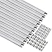 Produktbild Fash Lady CN610 (10 Packung): 10 x 1 m / 3.28Ft LED-Kanal und Abdeckungen für LED-Streifen mit Abdeckungen und Clips zur Montage von flexiblen LED-Lichtleisten (CN610, 1mx15.55mmx5.9mm)