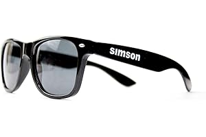 GTTCCG Sonnenbrille m. Kunststoffgestell, schwarz, UV400-Sonnenschutz - Material: Polycarbonat - Bügel beidseitig bedruckt