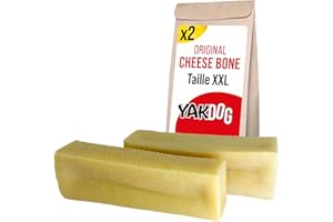 YAKDOG - Bâtonnets Fromage pour Chien - Friandises à Mâcher Longue Durée - 100% Naturel - Traditionnelle Himalaya - Fabriqué en Belgique - Taille XXL