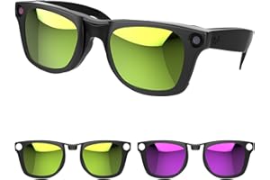 RCstyle Compatible With Ray-Ban Meta Wayfarer(Standard) Smart Glasses Color Changing Clip Set for Man and Woman 50-22 Size M