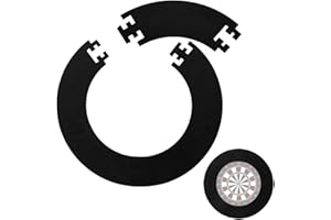 JINFANSHURICH Dart Schutzring – Dartboard Surround für Ø 45 cm Dartscheibe – Dartscheibe Rundum Schutz & Dartwand Schutz Zubehör, Gesamt-Ø 72 cm