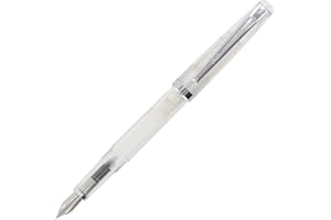 NOODLER'S Noodlers - pluma llenado de Pistón, Demo transparente, punta flexible.