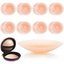 8 Stück Nippel Cover - Wiederverwendbare Silikon Brustwarzenschützer