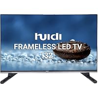 Huidi 80 cm (32 Inches) HD Ready LED TV HD6FN (Black) (2021 Model) | Frameless Display