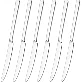 Kabakoz Yemek Bı&ccedil;ağı, 6'lı Paslanmaz &Ccedil;elik Bı&ccedil;ak Seti, G&uuml;m&uuml;ş Metal 20 cm, 6 Adet