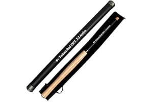 Angler Dream 12/13FT Tenkara Rod Kit 30T Carbon Fiber Telescopic Fly Fishing Rod Combo with Furled Line Flies