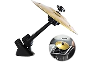 Lets Joy Platillo Crash para Coche, Mini Platillo, Platillo para Ventilación, Mini Drum Clip, para todo Coche (B)