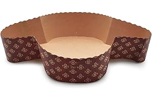 Erre4M Stampo in Carta da Forno per Colomba Pasquale da 500 Grammi, 10 Pezzi